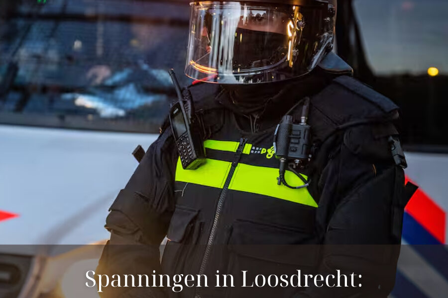 Spanningen in Loosdrecht: opgepakte betoger droeg zwaar vuurwerk en een mes bij zich