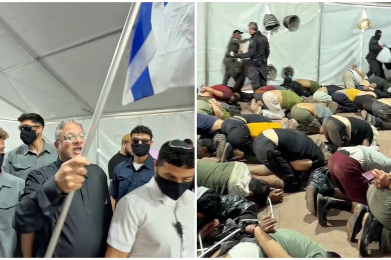 Ben-Gvir scatena nuove polemiche: deride gli attivisti della Flotilla inginocchiati, bendati e ammanettati