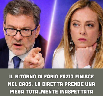 Il ritorno di Fabio Fazio finisce nel caos: la diretta prende una piega totalmente inaspettata
