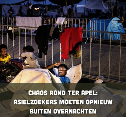 Chaos rond Ter Apel: asielzoekers moeten opnieuw buiten overnachten