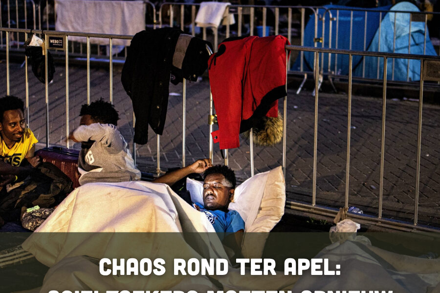 Chaos rond Ter Apel: asielzoekers moeten opnieuw buiten overnachten