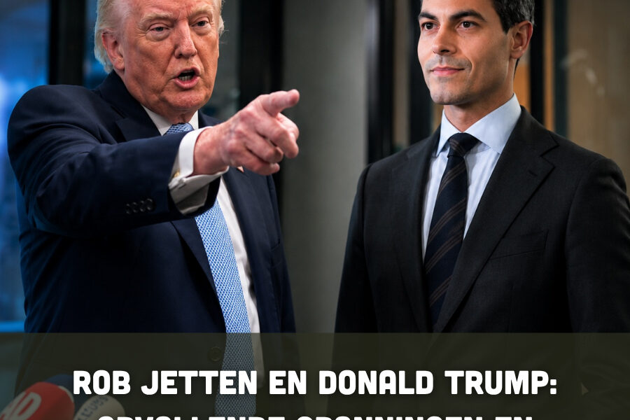 Rob Jetten en Donald Trump: opvallende spanningen en vragen achter gesloten deuren