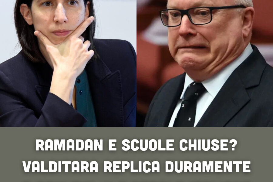 Ramadan e scuole chiuse? Valditara replica duramente a Schlein: “Le regole italiane non si toccano”