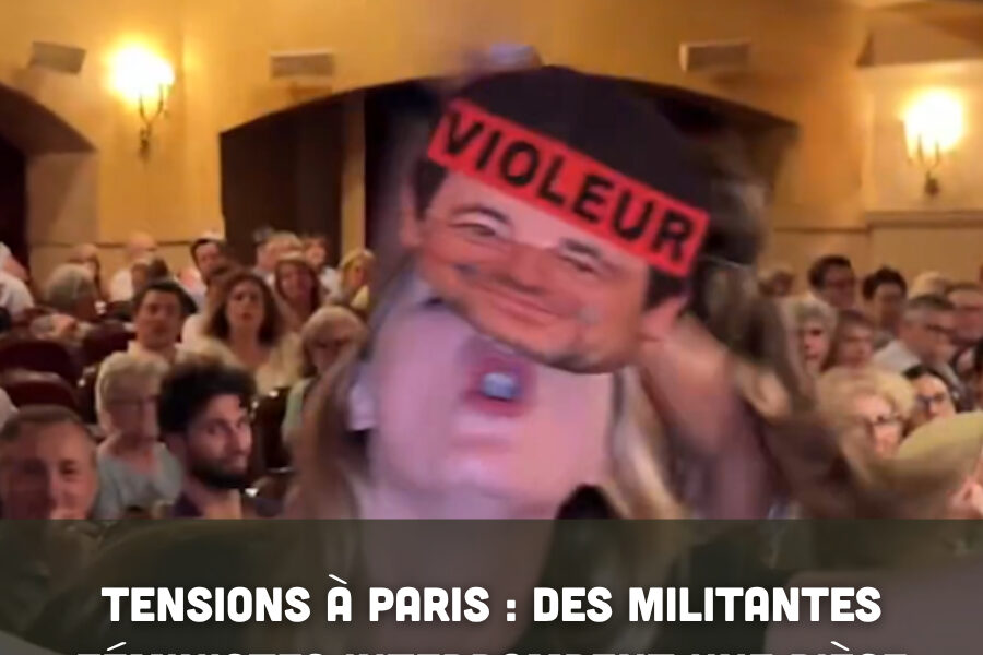 Tensions à Paris : des militantes féministes interrompent une pièce en criant contre Patrick Bruel