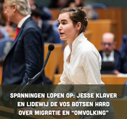 Spanningen lopen op: Jesse Klaver en Lidewij de Vos botsen hard over migratie en “omvolking”