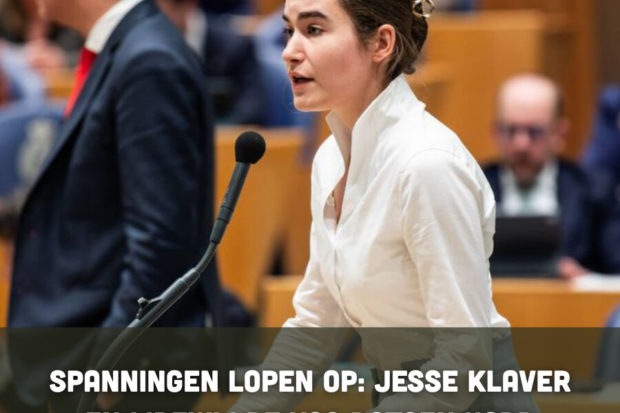 Spanningen lopen op: Jesse Klaver en Lidewij de Vos botsen hard over migratie en “omvolking”