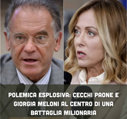 Polemica esplosiva: Cecchi Paone e Giorgia Meloni al centro di una battaglia milionaria