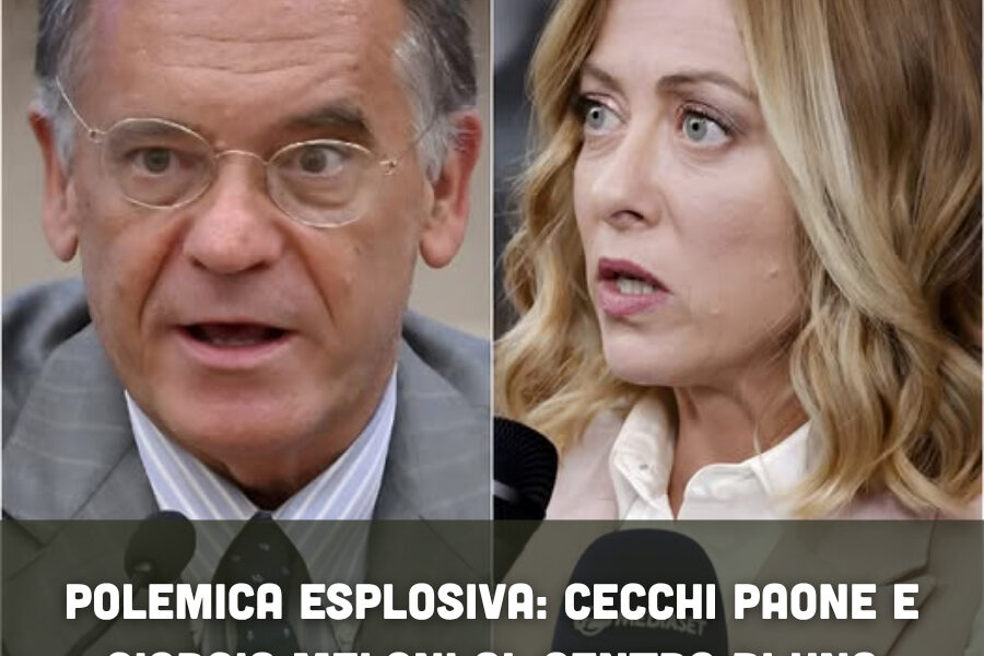Polemica esplosiva: Cecchi Paone e Giorgia Meloni al centro di una battaglia milionaria