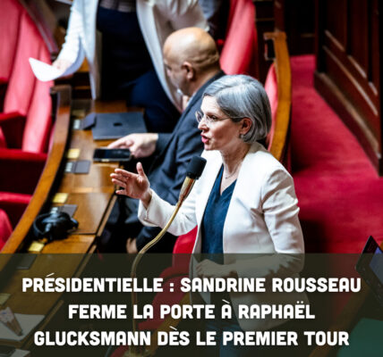 Présidentielle : Sandrine Rousseau ferme la porte à Raphaël Glucksmann dès le premier tour