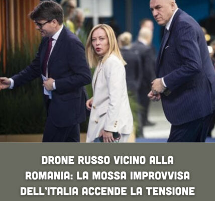 Drone russo vicino alla Romania: la mossa improvvisa dell’Italia accende la tensione