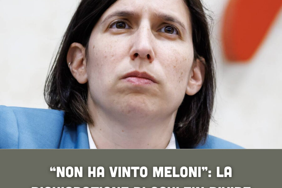 “Non ha vinto Meloni”: la dichiarazione di Schlein divide l’Italia dopo le comunali