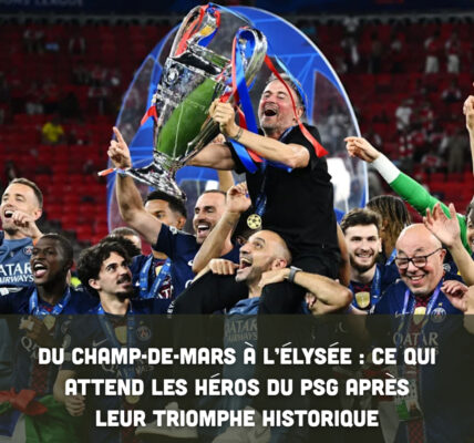 Du Champ-de-Mars à l’Élysée : ce qui attend les héros du PSG après leur triomphe historique
