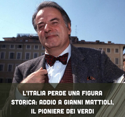 L’Italia perde una figura storica: addio a Gianni Mattioli, il pioniere dei Verdi