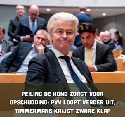 Peiling De Hond zorgt voor opschudding: PVV loopt verder uit, Timmermans krijgt zware klap