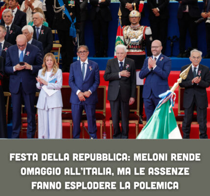 Festa della Repubblica: Meloni rende omaggio all’Italia, ma le assenze fanno esplodere la polemica