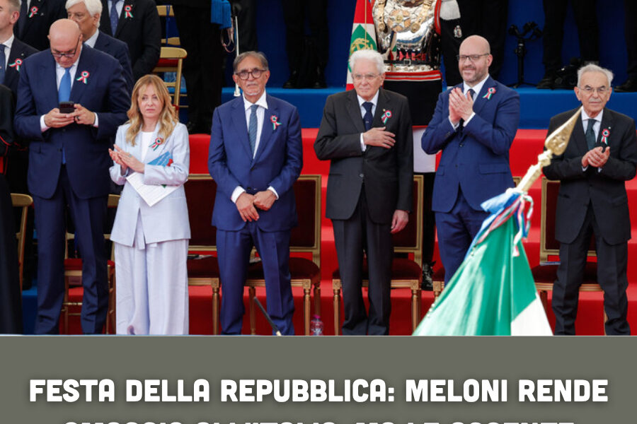 Festa della Repubblica: Meloni rende omaggio all’Italia, ma le assenze fanno esplodere la polemica