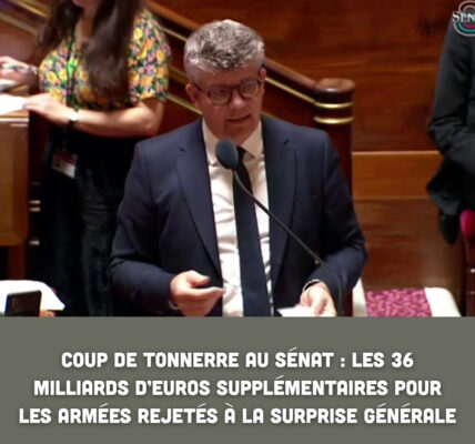 Coup de tonnerre au Sénat : les 36 milliards d’euros supplémentaires pour les armées rejetés à la surprise générale