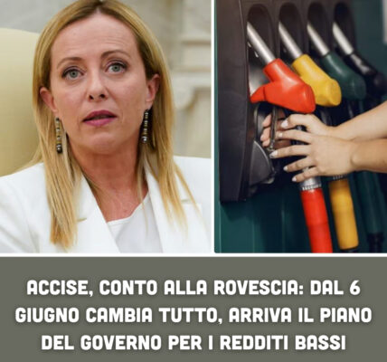 Accise, conto alla rovescia: dal 6 giugno cambia tutto, arriva il piano del Governo per i redditi bassi