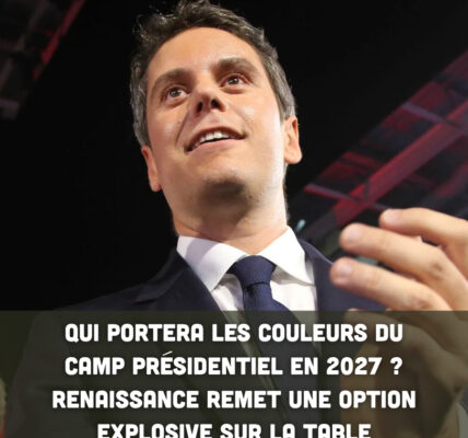 Qui portera les couleurs du camp présidentiel en 2027 ? Renaissance remet une option explosive sur la table