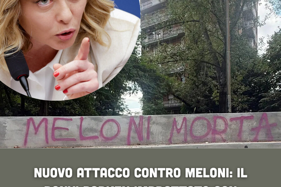 Nuovo attacco contro Meloni: il Bonvi Parken imbrattato con scritte che fanno indignare l’Italia