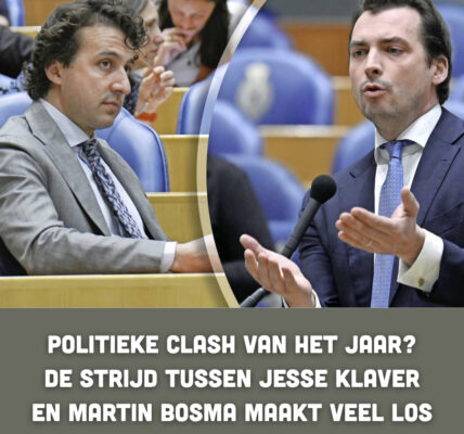 Politieke clash van het jaar? De strijd tussen Jesse Klaver en Martin Bosma maakt veel los