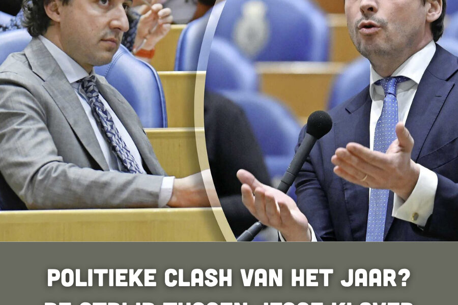 Politieke clash van het jaar? De strijd tussen Jesse Klaver en Martin Bosma maakt veel los