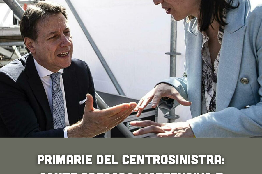 Primarie del centrosinistra: Conte prepara l’offensiva e accende lo scontro sulle regole