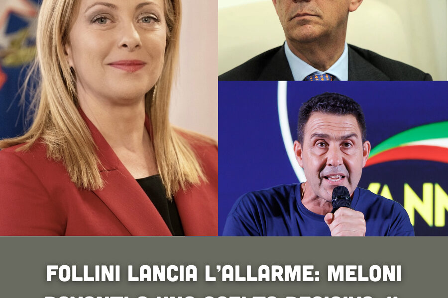Follini lancia l’allarme: Meloni davanti a una scelta decisiva, il caso Vannacci cambia gli equilibri