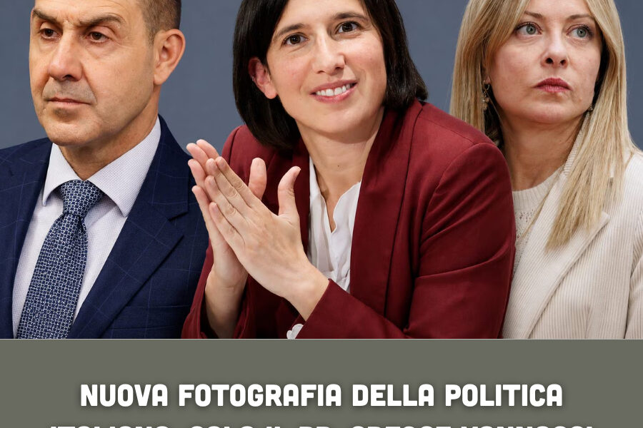 Nuova fotografia della politica italiana: cala il Pd, cresce Vannacci e il centrodestra allunga