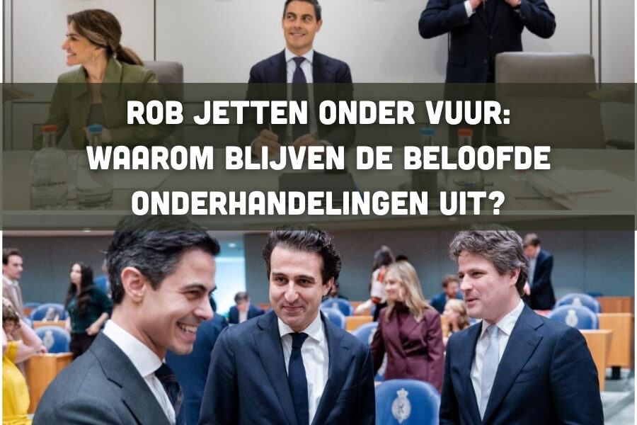 Rob Jetten onder vuur: waarom blijven de beloofde onderhandelingen uit?