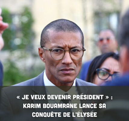 « Je veux devenir président » : Karim Bouamrane lance sa conquête de l’Élysée
