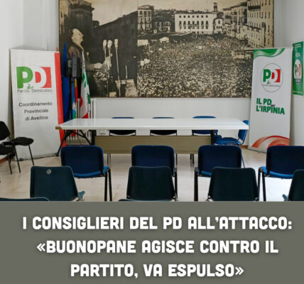 I consiglieri del PD all’attacco: «Buonopane agisce contro il partito, va espulso»