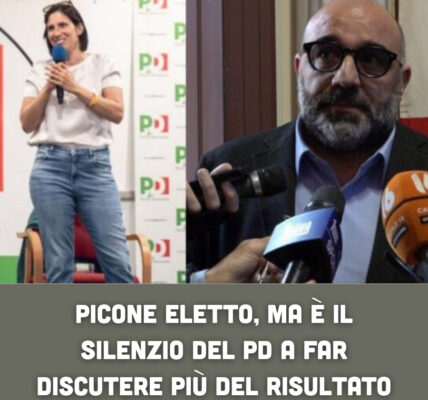 Picone eletto, ma è il silenzio del PD a far discutere più del risultato