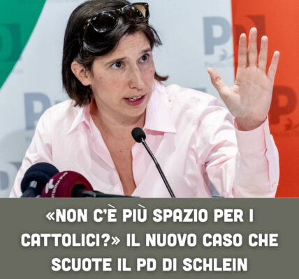 «Non c’è più spazio per i cattolici?» Il nuovo caso che scuote il PD di Schlein