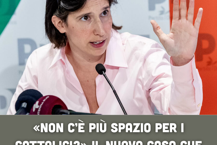 «Non c’è più spazio per i cattolici?» Il nuovo caso che scuote il PD di Schlein