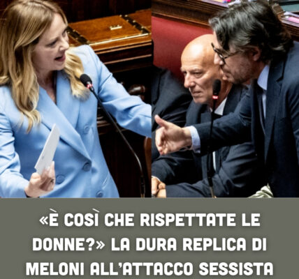 «È così che rispettate le donne?» La dura replica di Meloni all’attacco sessista
