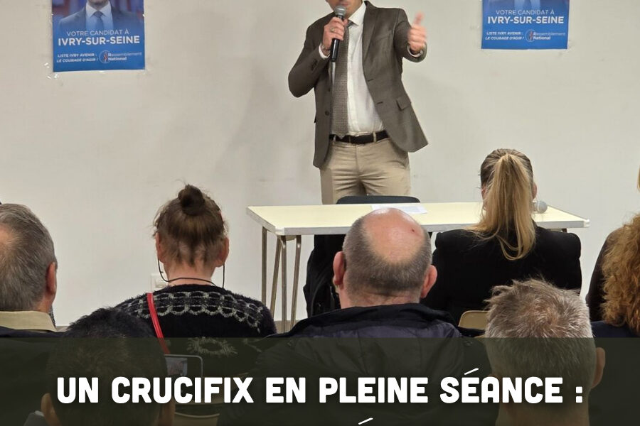 Un crucifix en pleine séance : le geste d’un élu RN qui enflamme le débat