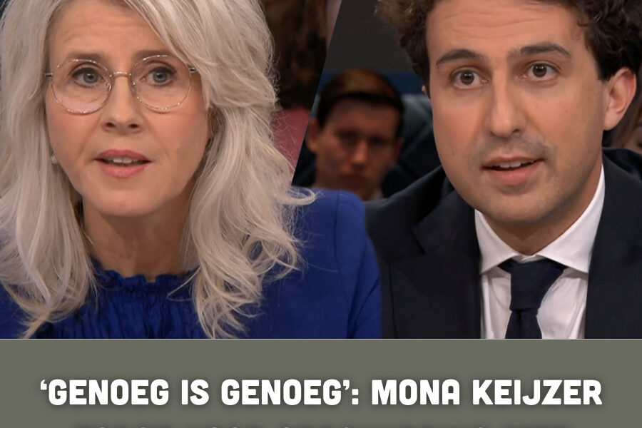 ‘Genoeg is genoeg’: Mona Keijzer zorgt voor opschudding met harde kritiek op Jesse Klaver