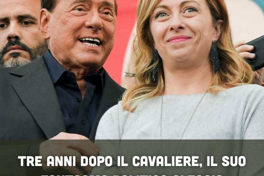 Tre anni dopo il Cavaliere, il suo fantasma politico aleggia ancora su Meloni e Tajani