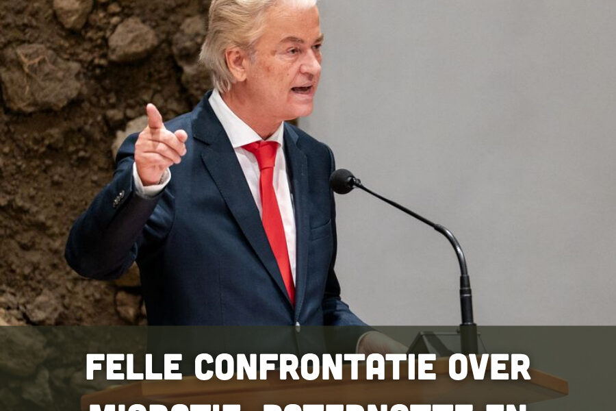 Felle confrontatie over migratie: Paternotte en Wilders gaan vol in de aanval
