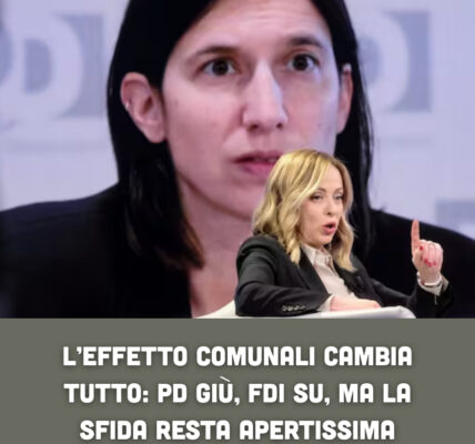 L’effetto Comunali cambia tutto: Pd giù, FdI su, ma la sfida resta apertissima