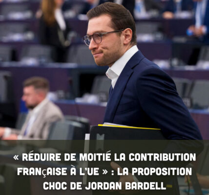 « Réduire de moitié la contribution française à l’UE » : la proposition choc de Jordan Bardella