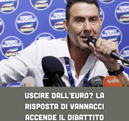«Uscire dall’Euro?» Le parole di Vannacci scuotono la politica italiana