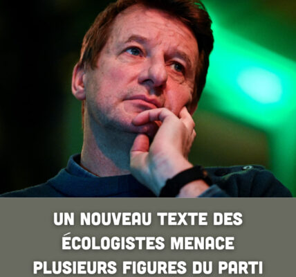 Un nouveau texte des Écologistes menace plusieurs figures du parti