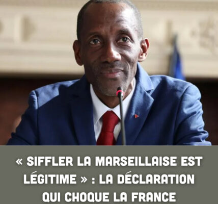 « Siffler la Marseillaise est légitime » : la déclaration qui choque la France