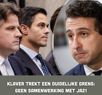 Klaver trekt een duidelijke grens: geen samenwerking met JA21