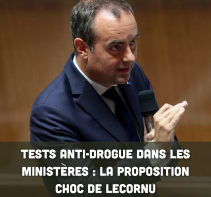 Tests anti-drogue dans les ministères : la proposition choc de Lecornu