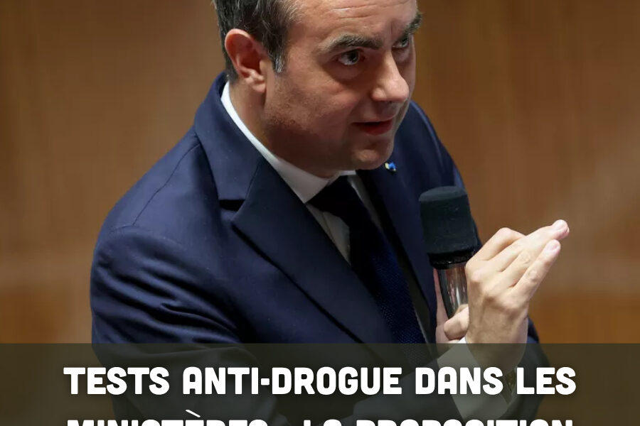 Tests anti-drogue dans les ministères : la proposition choc de Lecornu