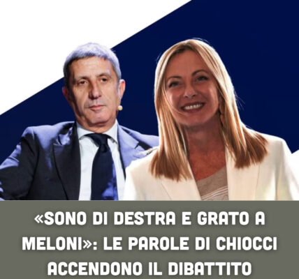 «Sono di destra e grato a Meloni»: le parole di Chiocci accendono il dibattito