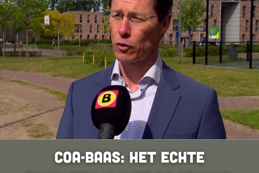 COA-baas: het echte probleem is niet de opvang, maar de politieke wil